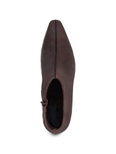 Bernardo 50mm Everett Leather Ankle Booties In Brown