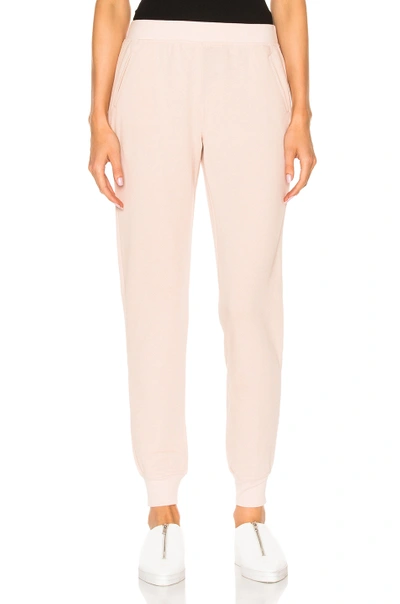 Atm Anthony Thomas Melillo French Terry Slim Sweat Pants In Llush