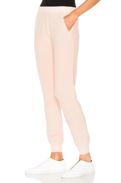 Shop Atm Anthony Thomas Melillo French Terry Slim Sweat Pant In Blush