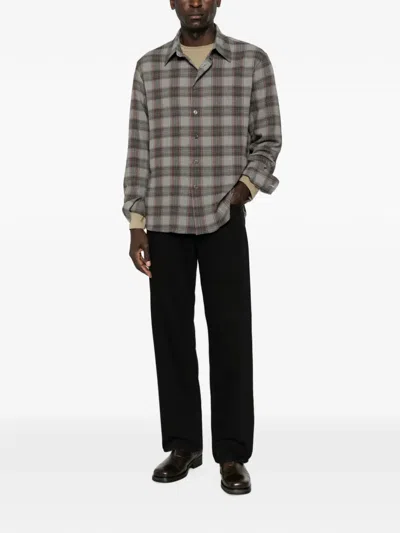 Sunflower Studio Checked-pattern Shirt In Gray