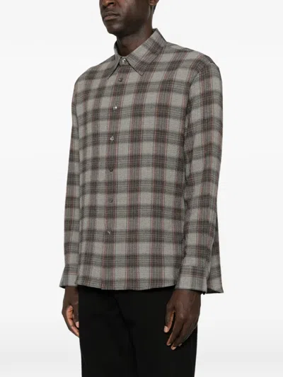 Sunflower Studio Checked-pattern Shirt In Gray