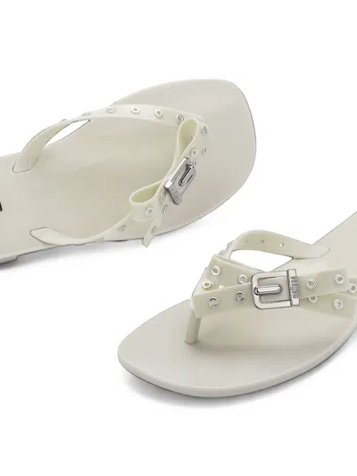 Melissa Harmonic Squared Bow-detail Flip-flops In Multi