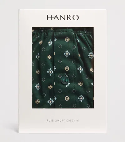 Hanro Cotton Boxer Shorts In Multi