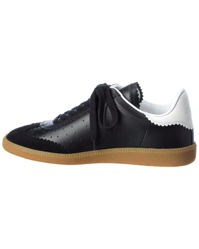Isabel Marant Bryce Suede-trimmed Perforated Leather Sneakers In Multi