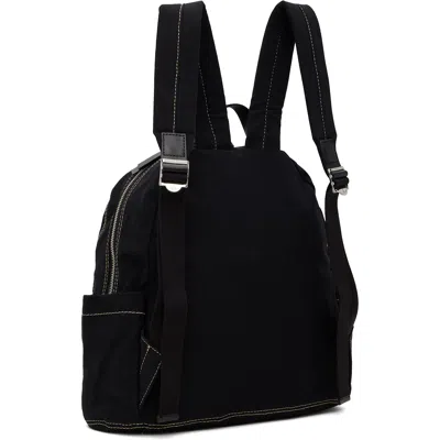 Vivienne Westwood Black George Medium Backpack In Black