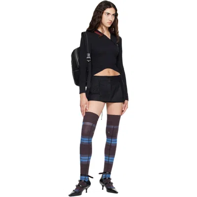Vivienne Westwood Black George Medium Backpack In Black