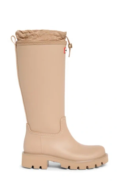 Hunter Carson Lug Sole Boot In Neutral