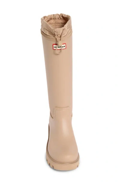 Hunter Carson Lug Sole Boot In Neutral