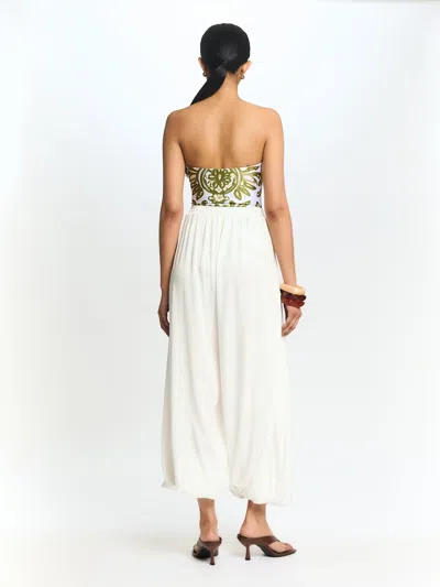 Diarrablu Genie Pants In Solid Blanc