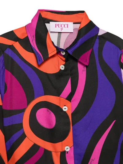 Pucci Printed Shirt In Multi