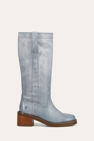 Frye Kate Pull On Leather Boot In Blue
