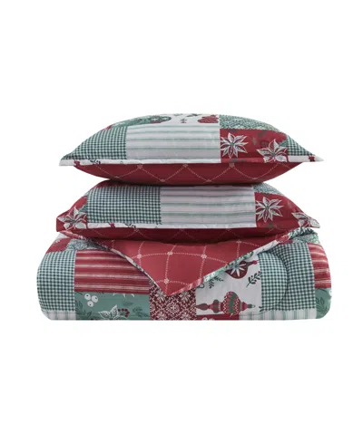Macy's Neve Patchwork 3-piece Comforter Sets In Multi