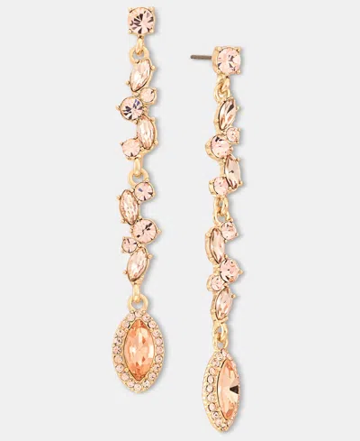 Givenchy Crystal Vine Linear Drop Earrings In Pattern