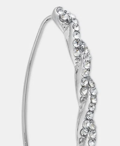 Givenchy Pave Twist Threader Earrings In Yellow