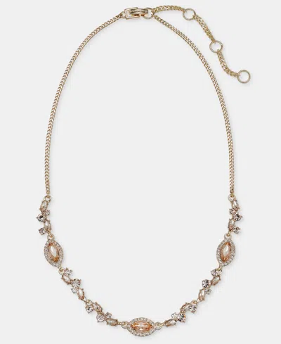Givenchy Crystal Statement Necklace, 16" + 3" Extender In Multi