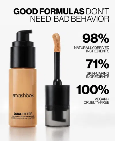 Smashbox Dual Filter 2-in-1 Concealer + Foundation, 1 Oz. In Multi