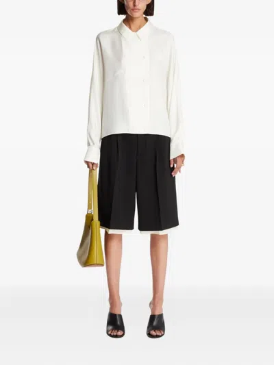 Rohe Double-breasted Blouse In White