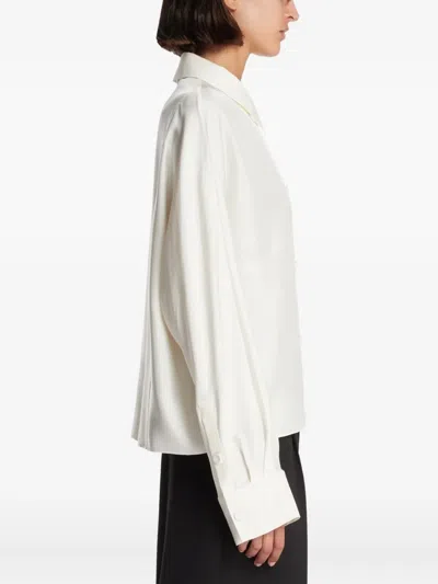 Rohe Double-breasted Blouse In White