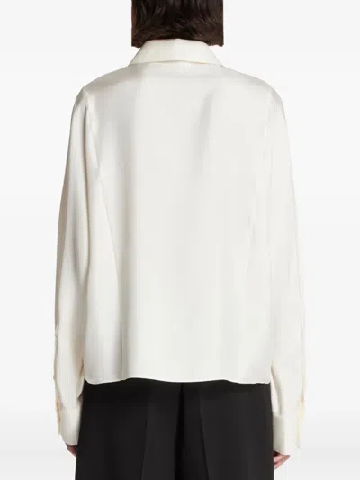 Rohe Double-breasted Blouse In White