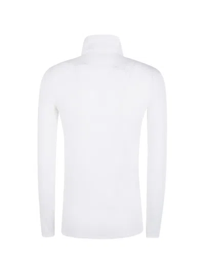 Antonelli Roll-neck Long-sleeve Turtleneck In White