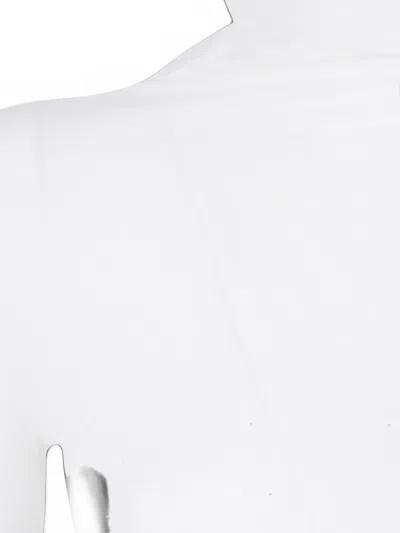 Antonelli Roll-neck Long-sleeve Turtleneck In White