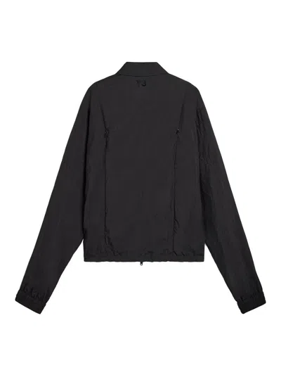 Y-3 Nylon Jacket Pointed Collar Long Sleeves In Black