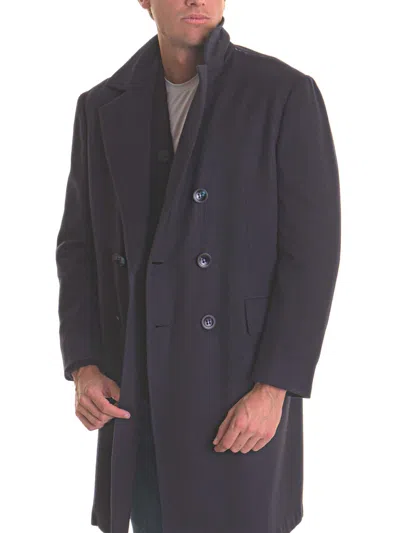 Kiton Coat In Blue