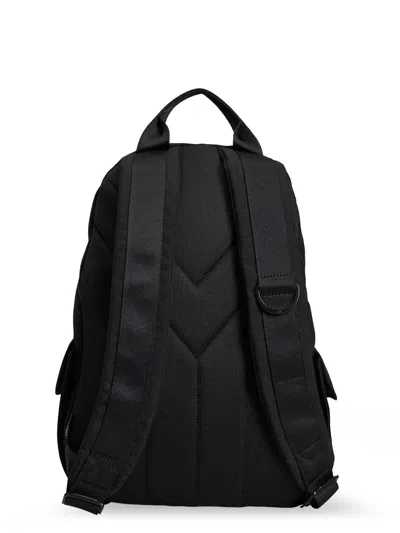 Y-3 Canvas Cotton Backpack With Pockets In Black