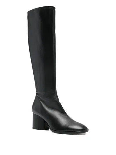 Aeyde Ariana Pointed Toe Boots In Black