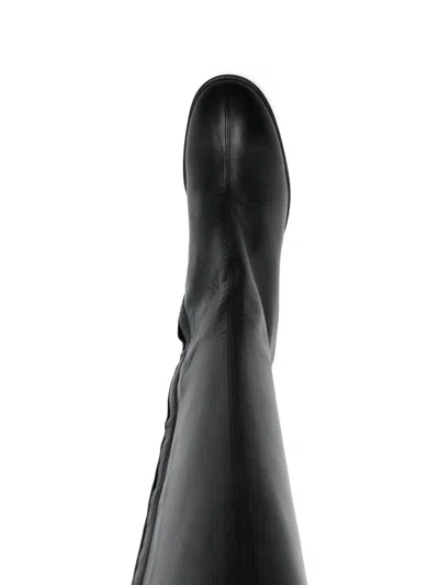Aeyde Ariana Pointed Toe Boots In Black