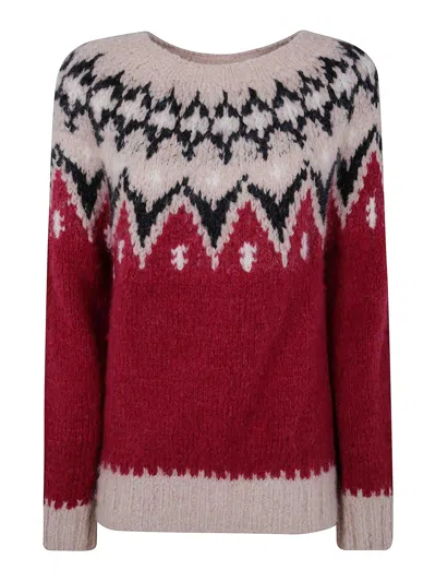 Frantic Valentine Pulli Round Neck Sweater In Multi