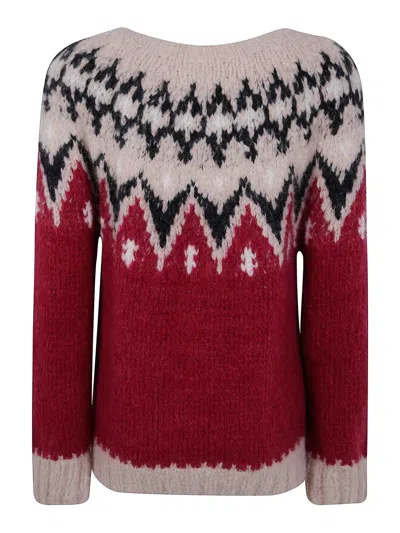 Frantic Valentine Pulli Round Neck Sweater In Multi