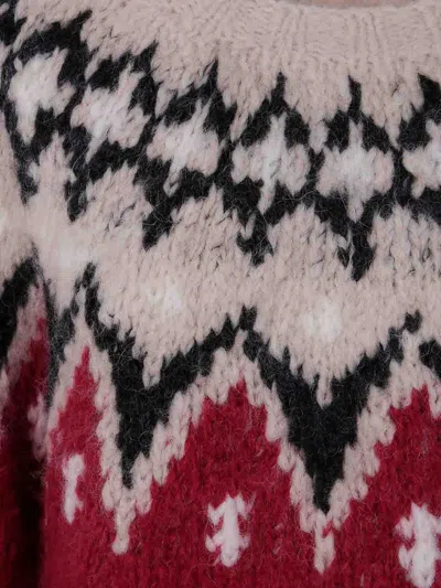 Frantic Valentine Pulli Round Neck Sweater In Multi
