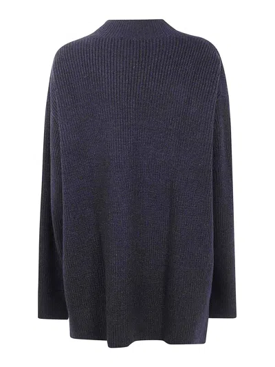 Y's Ribbed Wool Long Sweater In Multi