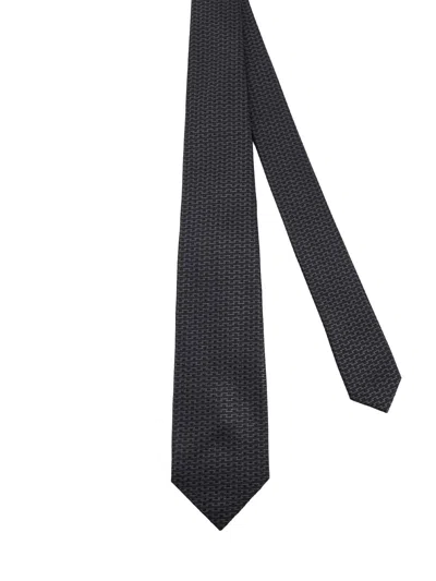 Kiton Silk Tie In Red