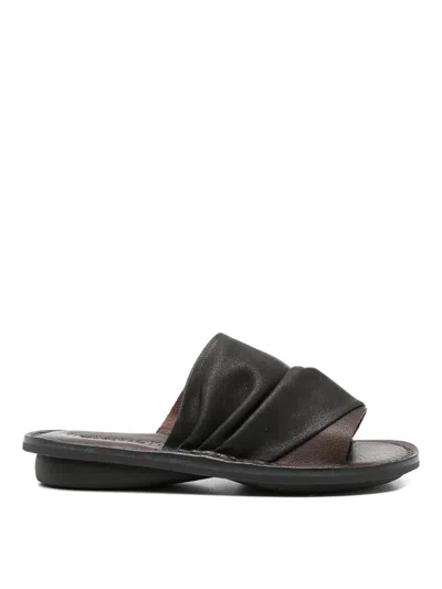 Trippen Drift Ruched Sandals In Multi