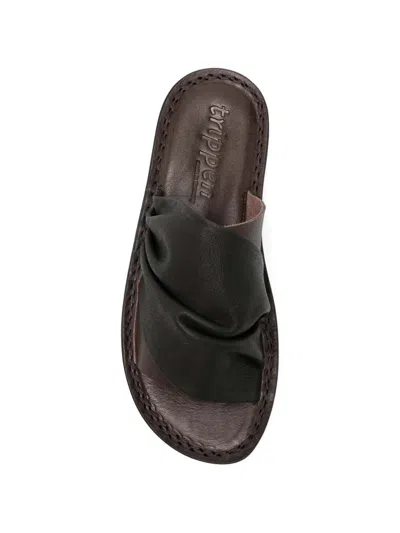 Trippen Drift Ruched Sandals In Multi