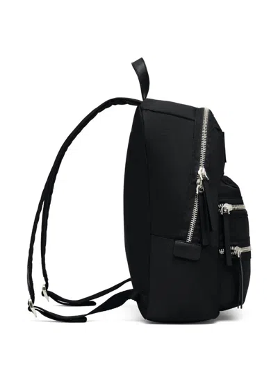 Marc Jacobs The Biker Logo-patch Zipped Large Backpack In Pattern