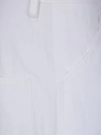 Y's Work Trousers In White