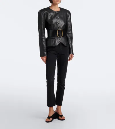 Agolde Slim Jeans In Black