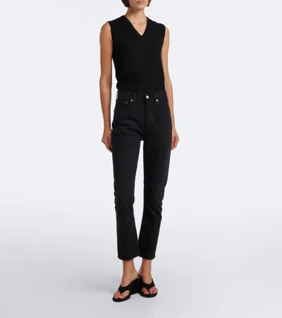 Agolde Slim Jeans In Black