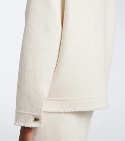 Max Mara Palmizi Button-up Jacket In White