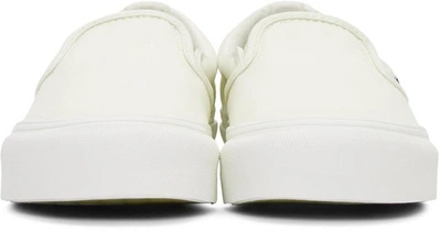 Shop Vans Off-white Og Classic Lx Slip-on Sneakers