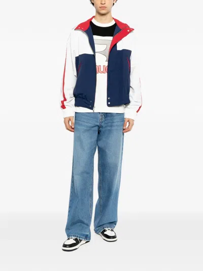 Rhude Color-block Snap Button Closure Casual Jacket In Multi