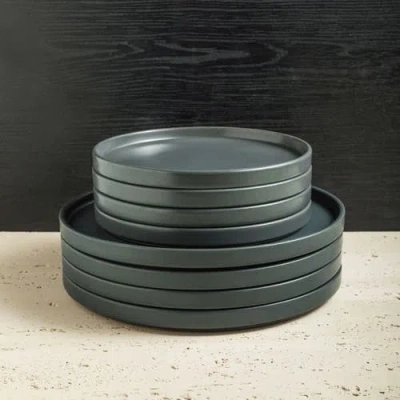 Stone Lain Celina Stoneware 16-piece Dinnerware Set In Gray
