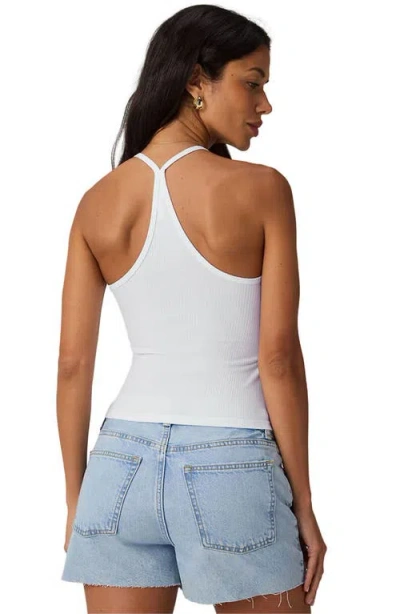 Fabletics Modal Rib V-neck Tank In White