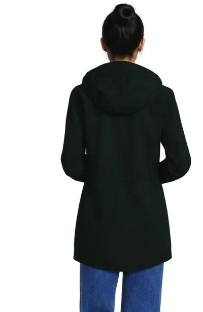 Lands' End Squall Packable Waterproof Raincoat In Black