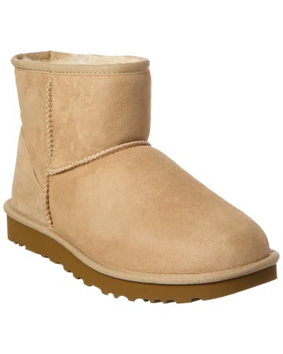 Ugg Classic Mini Ii Suede Ankle Boots In Brown