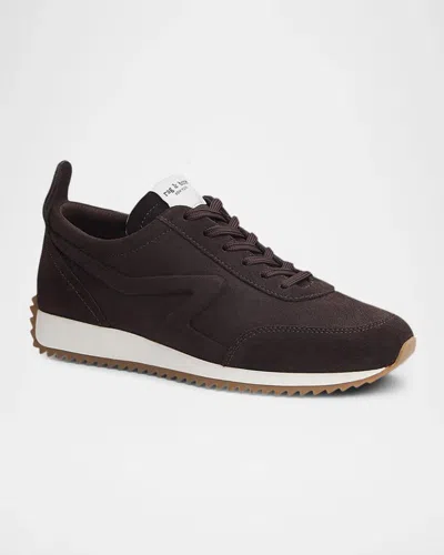 Rag & Bone Retro Runner Suede Sneakers In Multi