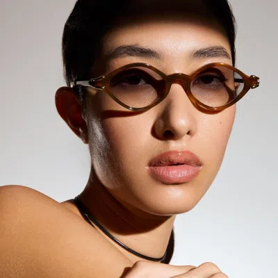 Le Specs Numero Trece In Brown